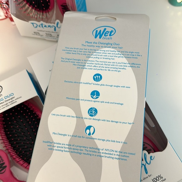 Wet Brush detangling duo original & mini brush - Set of 4 - Picture 4 of 4